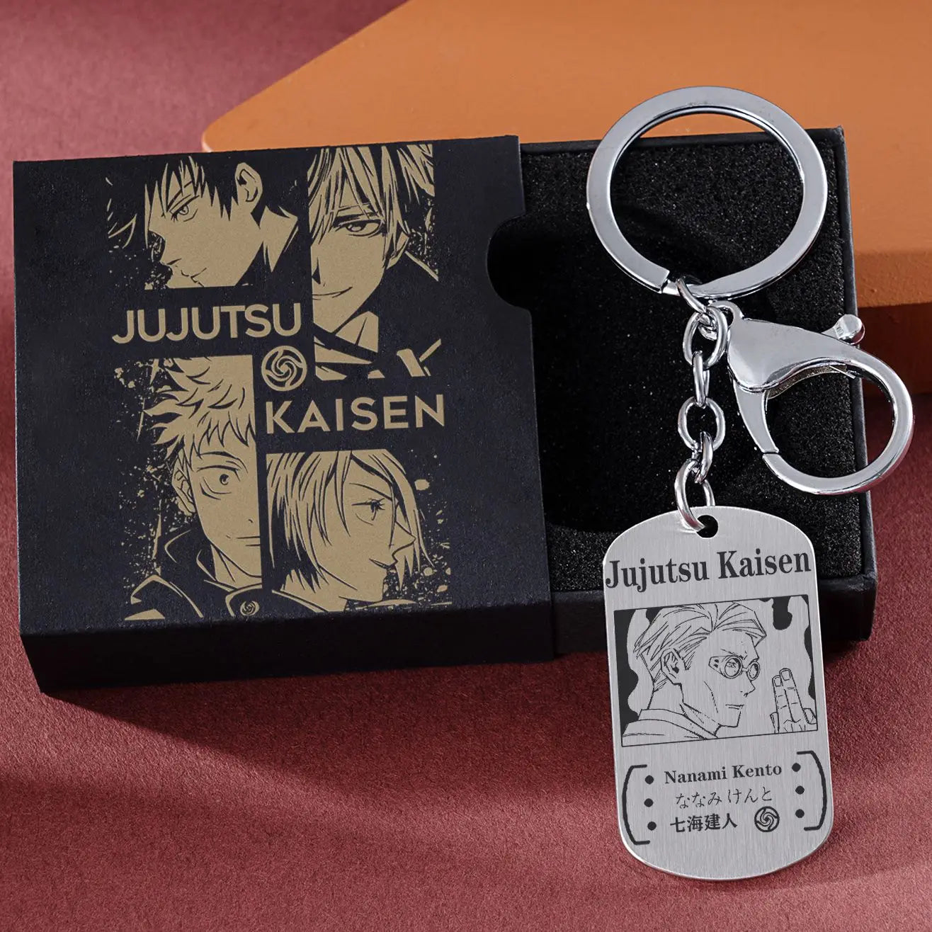 Jujutsu Kaisen Gojo Satoru keychain chain pendant anime cartoon two-dimensional titanium steel school bag jewelry holiday gift