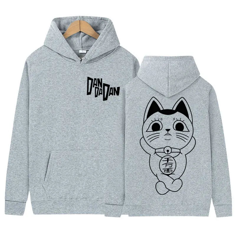 Anime Dandadan Okarun Dan Da Dan Graphic Hoody Men Women Loose Oversized Pullover Sweatshirt Fashion High Quality Fleece Hoodies