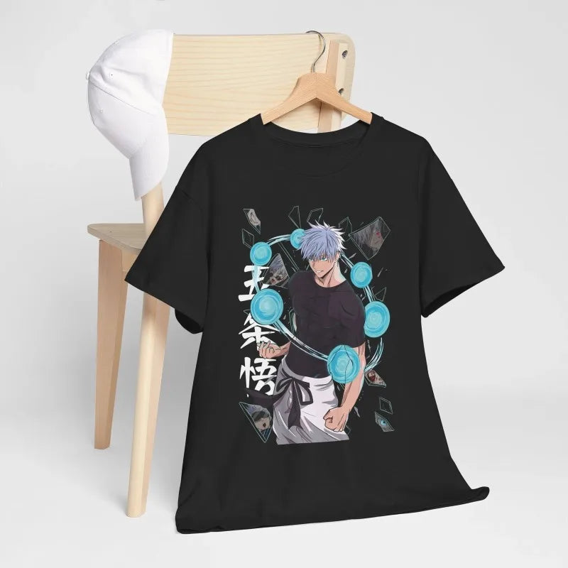 Gojo Satoru Jujutsu Kaisen T-Shirt Sukuna Anime Japanese Tee Shirt Manga Men's High Quality Cotton Tshirt