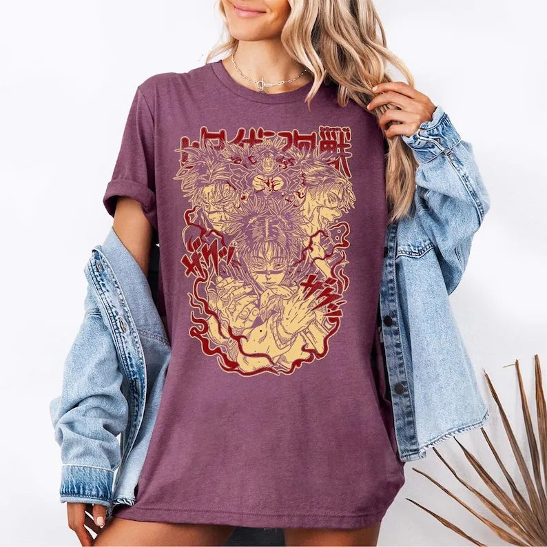 Choso JJK Jujutsu Kaisen Shirt Anime Graphic Tee Shirts Gifts Vintage Unisex Tees