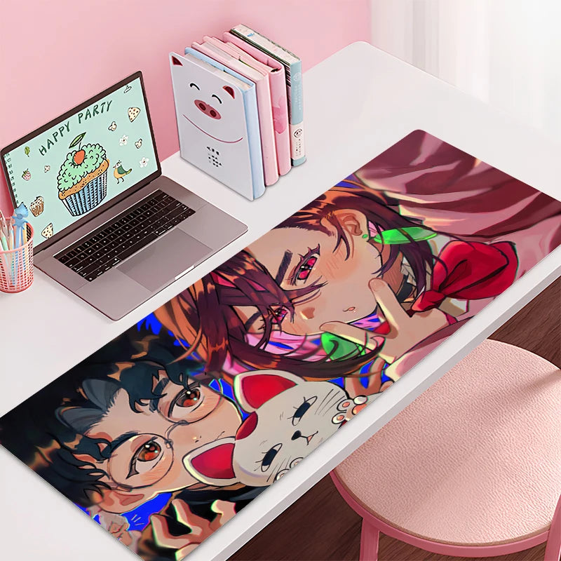 Gaming Mouse Pad DAN DA DAN Gamer Computer Accessories Keyboard Large Mat Mousepad Company Laptop Desk mat PC HD Anime Mousepad