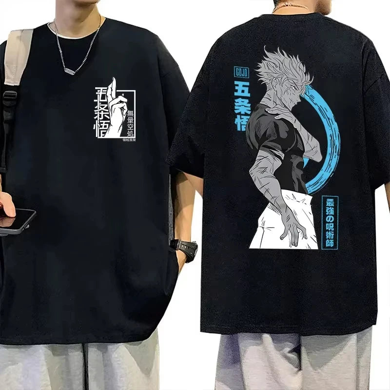 Nanami Kento Jujutsu Kaisen T Shirt Anime Oversize Men Women Short Sleeve Casual Tee Cotton Streetwear Cosplay Summer Top Y2k