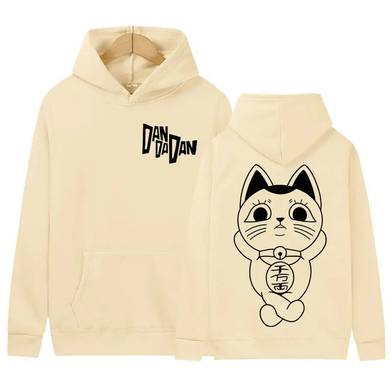 Anime Dandadan Okarun Dan Da Dan Graphic Hoody Men Women Loose Oversized Pullover Sweatshirt Fashion High Quality Fleece Hoodies