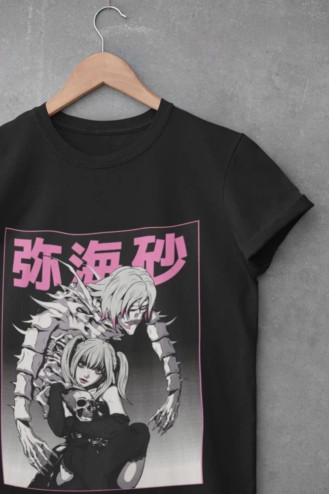Death Note Shirt Ryuk L Kira T-Shirt Misa Tshirt Rem Tee Anime Horror Near Naomi