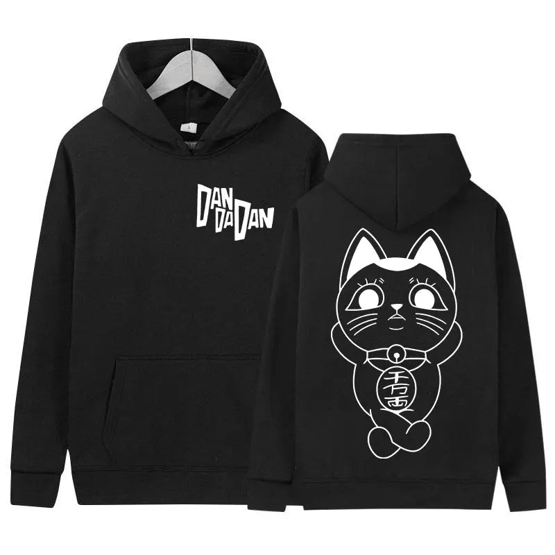 Anime Dandadan Okarun Dan Da Dan Graphic Hoody Men Women Loose Oversized Pullover Sweatshirt Fashion High Quality Fleece Hoodies
