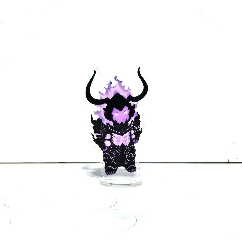 Anime Solo Leveling Sung Jinwoo Acrylic Stand Model Plate Decoration Desk Figure Display Friends Gift Game Related Products