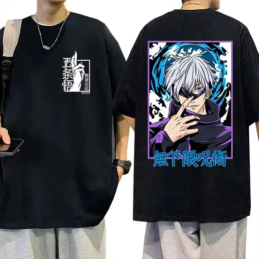Nanami Kento‌ Jujutsu Kaisen T Shirt Anime Oversize Men Women Short Sleeve Casual Tee Cotton Streetwear Cosplay Summer Top Y2k