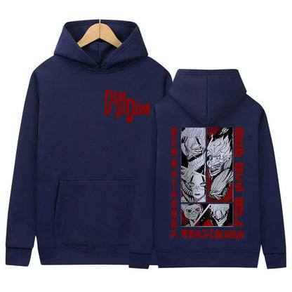 Anime Dandadan Okarun Dan Da Dan Graphic Hoody Men Women Clothing Hip Hop Oversized Sweatshirt Fashion High Quality Fleece Hoody
