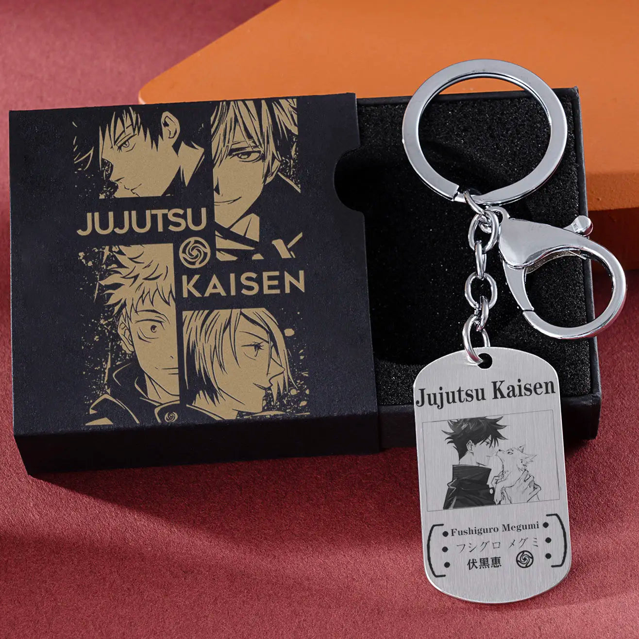Jujutsu Kaisen Gojo Satoru keychain chain pendant anime cartoon two-dimensional titanium steel school bag jewelry holiday gift