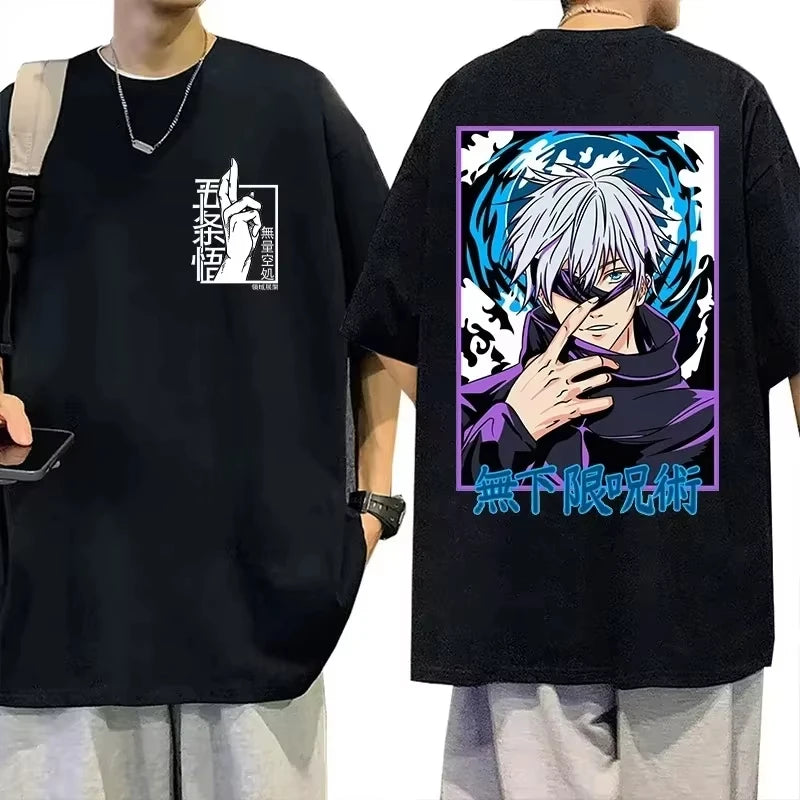 Nanami Kento‌ Jujutsu Kaisen T Shirt Anime Oversize Men Women Short Sleeve Casual Tee Cotton Streetwear Cosplay Summer Top Y2k