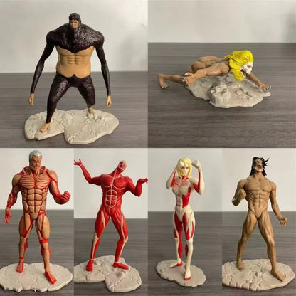 Attack on Titan merchandise Eren Yeager Mikasa Ackerman Levi Ackerman anime two-dimensional desktop figure ornament model gift