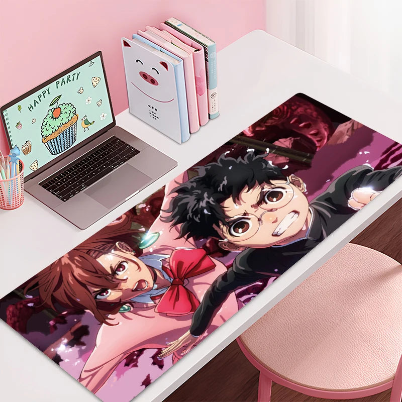 Gaming Mouse Pad DAN DA DAN Gamer Computer Accessories Keyboard Large Mat Mousepad Company Laptop Desk mat PC HD Anime Mousepad