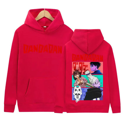Anime Dandadan Okarun Dan Da Dan Graphic Merch Hoody Mens Women Vintage Aesthetic Sweatshirt Fashion High Quality Fleece Hoodies