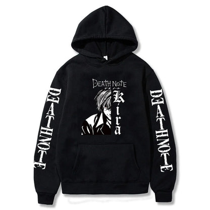 Death Note Japanese Anime Hoodie Fashion  Design Men's Women's Sweatshirt Autumn Winter Graphic Printing Sweatshirts for Fans