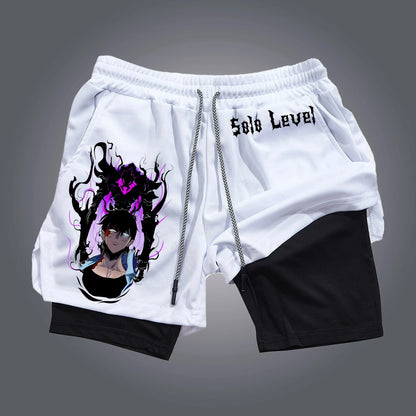 Solo Leveling Hot Blood Anime Print Men's Women's Summer Fashion Street Casual Loose T-Shirt, Hoodie, Shorts and Sweatpants Top