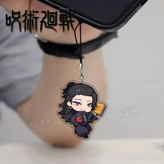 "Jujutsu Kaisen" peripheral mobile phone chain, "Natsuki" cartoon creative lanyard decoration pendant, gift keychain