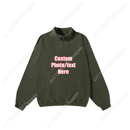 Death Note Retro Sweatshirt Man Woman Teenager Vintage Pullover Half Zipper Sweatshirt Anime Customized Top Long Sleeved Tshirt