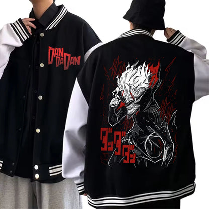 Men's Women's Jacket Dandadan Okarun Baseball Uniform Japanese Manga Anime Gift Anime Dan Da Dan Stylish All-season Outerwear