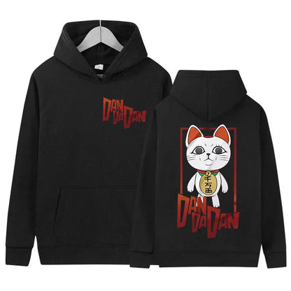 Japan Anime Dandadan Okarun Dan Da Dan Graphic Hoody Mens Women Fashion Harajuku Sweatshirts Vintage High Quality Fleece Hoodies