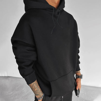 Sweater Men's Anime Peripheral Naruto NARUTO Fleece Hooded Long Sleeve T-Shirt Ins Loose Tide