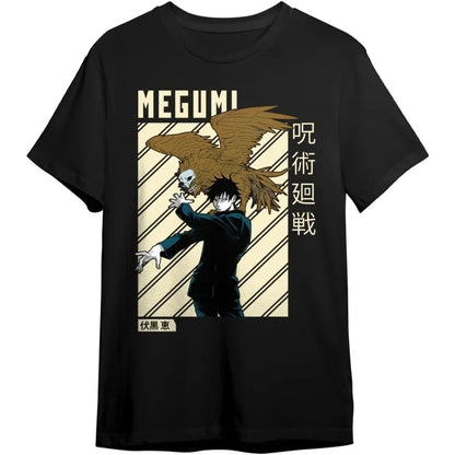 Jujutsu Kaisen Short-sleeved T-shirt Men's Summer Fushiguro Megumi Gojo Satoru Tiger Stick Hisahi Surrounding Clothes T-shirt