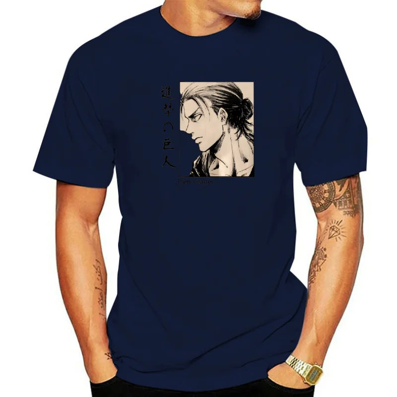 Attack on Titan Top Tees Girl Graphic Hip Hop Women Digital Colorful Punk T-shirt 2000s Classic Aesthetic Retro