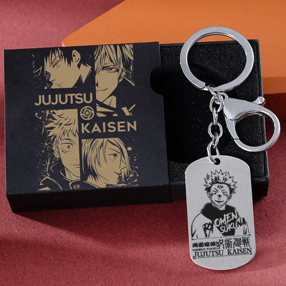 Jujutsu Kaisen Gojo Satoru keychain chain pendant anime cartoon two-dimensional titanium steel school bag jewelry holiday gift