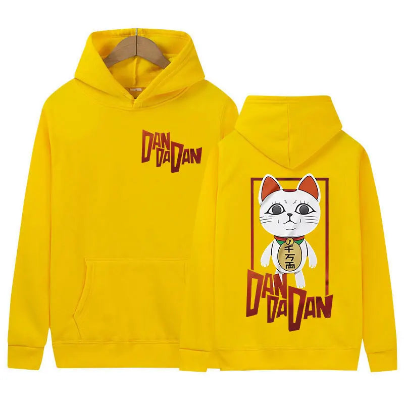 Japan Anime Dandadan Okarun Dan Da Dan Graphic Hoody Mens Women Fashion Harajuku Sweatshirts Vintage High Quality Fleece Hoodies