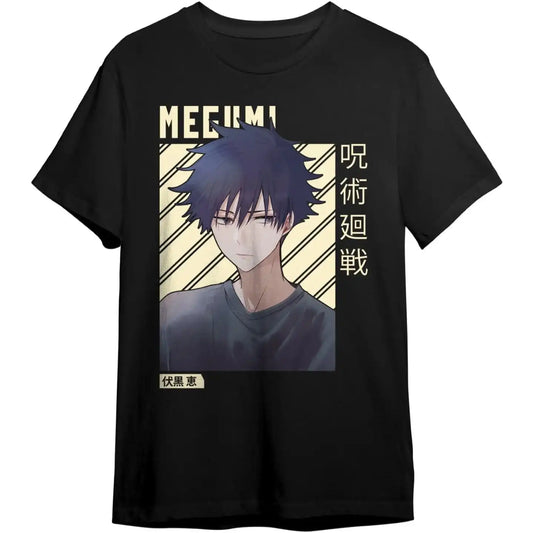 Jujutsu Kaisen Short-sleeved T-shirt Men's Summer Fushiguro Megumi Gojo Satoru Tiger Stick Hisahi Surrounding Clothes T-shirt