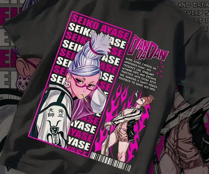 Anime T-Shirt Dandadan Momo Ayase Okarun Gift Shirt All Sizes Graphic T-Shirt Oversized T-Shirt Men's and Women's Fashion