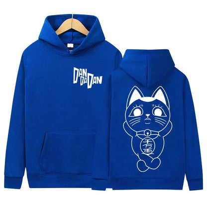 Anime Dandadan Okarun Dan Da Dan Graphic Hoody Men Women Loose Oversized Pullover Sweatshirt Fashion High Quality Fleece Hoodies