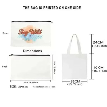 2pcs/set Attack on Titan Fashion Ladies Handbag Cosmetic Bag Canvas Shoulder Bag Eco-friendly Large Capacity Travel Shopping Bag