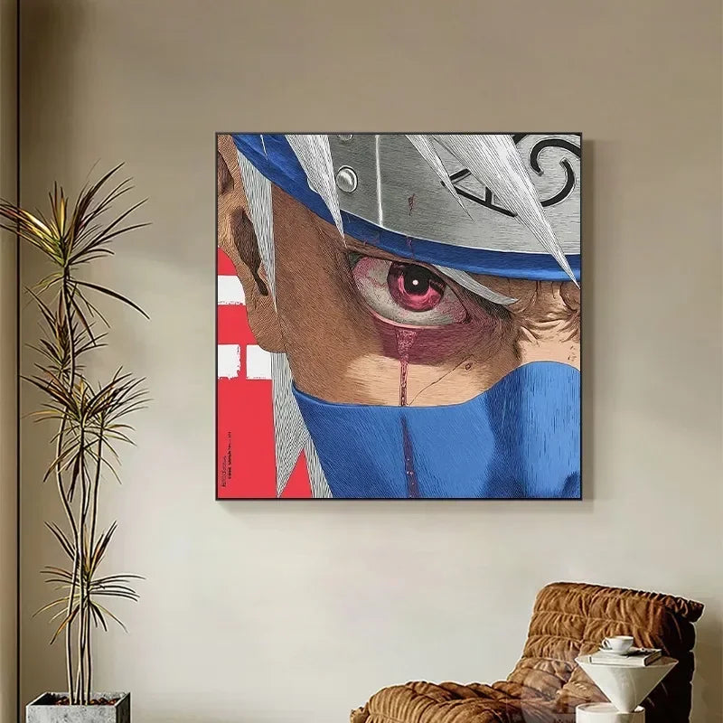 Anime Naruto HD Poster Retro Art Prints Home Living Room Wall Art Decorative Murals sketch Canvas Painting Wall Decor Aesthetics