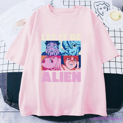 New Anime DAN DA DAN Printed T-shirt for Both Men and Women Casual Comfortable Round Neck Short Sleeve Shirt Loose T-shirt Tops