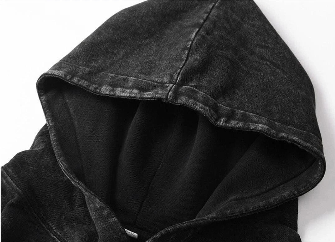 Japanese Jujutsu Kaisen Anime Hooded Washed Hoodie Autumn and Winter New Men's and Women's Loose Versatile Couple Top