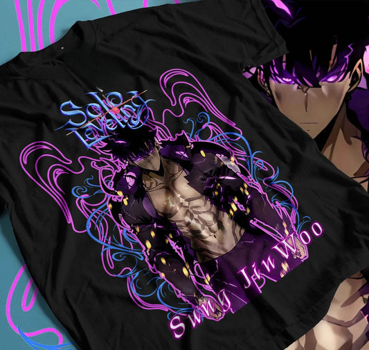Solo Leveling T-Shirt Sung Jinwoo Liu Zhigang Anime Jonas Reiji Shirt Gift 129  T-Shirt Limited Edition Collection