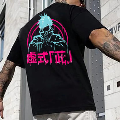 Gojo Satoru Jujutsu Kaisen Anime Men Women Oversized Summer T-shirt Harajuku Casual Comfortable Retro Loose Short Sleeve Y2k Top