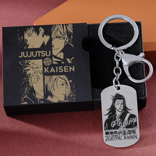 Jujutsu Kaisen Gojo Satoru keychain chain pendant anime cartoon two-dimensional titanium steel school bag jewelry holiday gift