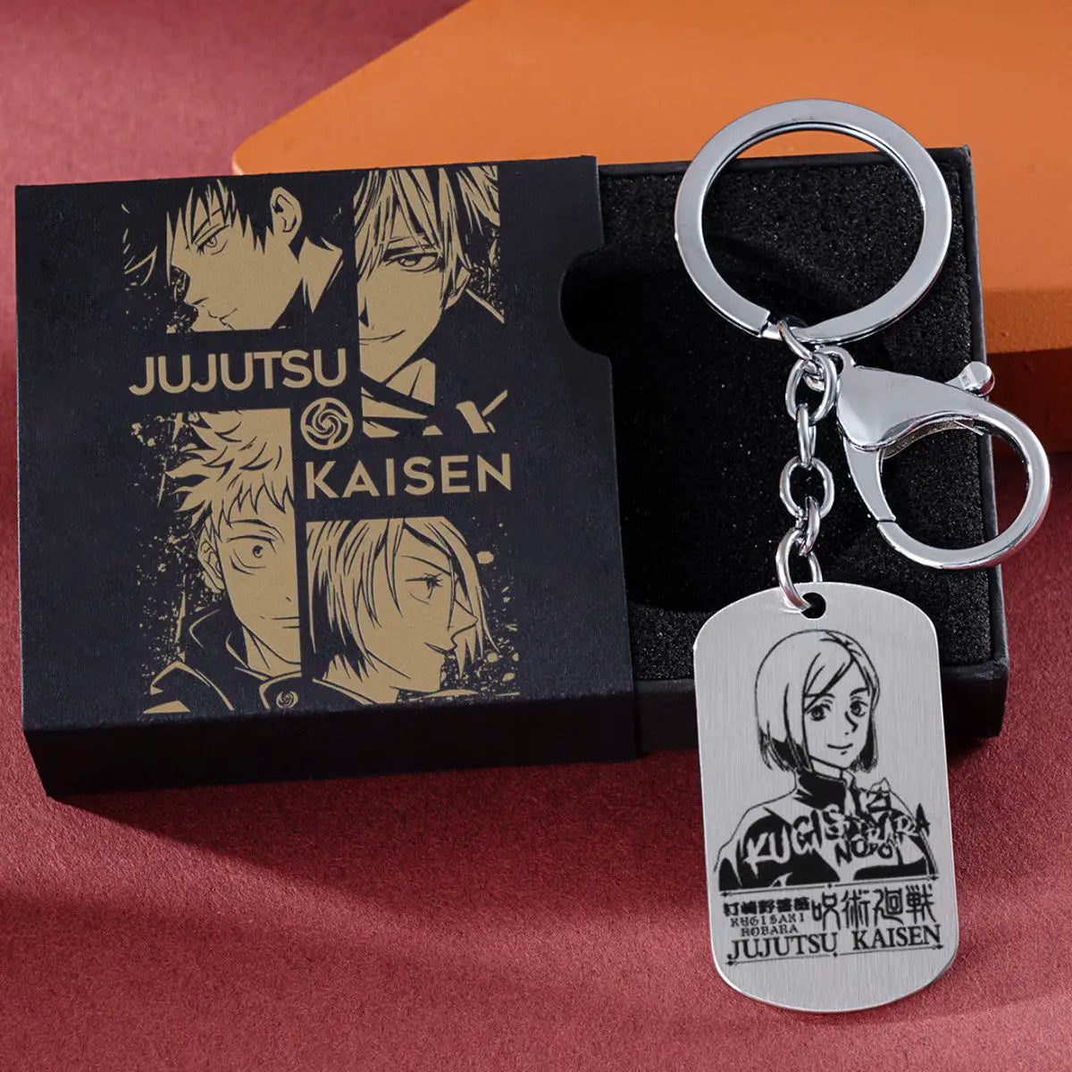 Jujutsu Kaisen Gojo Satoru keychain chain pendant anime cartoon two-dimensional titanium steel school bag jewelry holiday gift