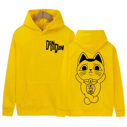 Anime Dandadan Okarun Dan Da Dan Graphic Hoody Men Women Loose Oversized Pullover Sweatshirt Fashion High Quality Fleece Hoodies