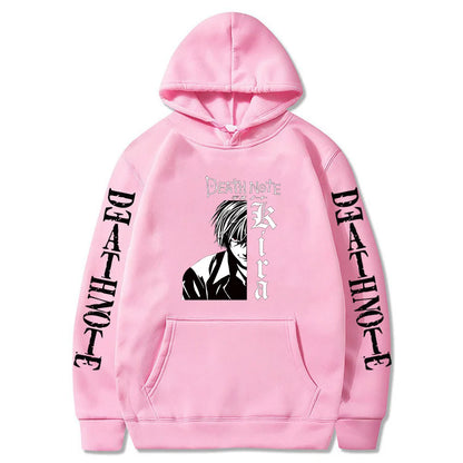 Death Note Japanese Anime Hoodie Fashion  Design Men's Women's Sweatshirt Autumn Winter Graphic Printing Sweatshirts for Fans