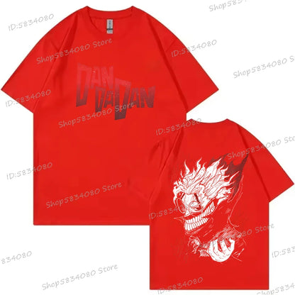 Dandadan Okarun T-shirt Men Women Japanese Anime Fashion Streetwear Top Retro Manga Men Clothes Anime Dan Da Dan Vintage Tshirts