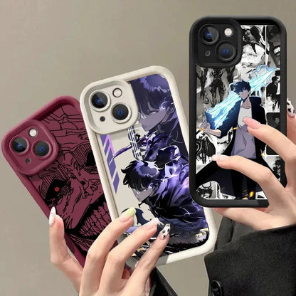 Phone Case For Google Pixel 9 8 7 8A 7A Pro XL 9Pro 7Pro 8Pro 9ProXL Fundas Silicone S-Solo Levelings Lens Protection