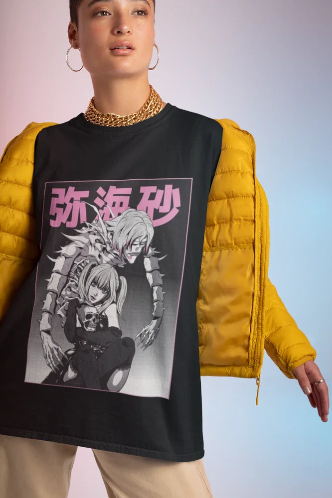 Death Note Shirt Ryuk L Kira T-Shirt Misa Tshirt Rem Tee Anime Horror Near Naomi