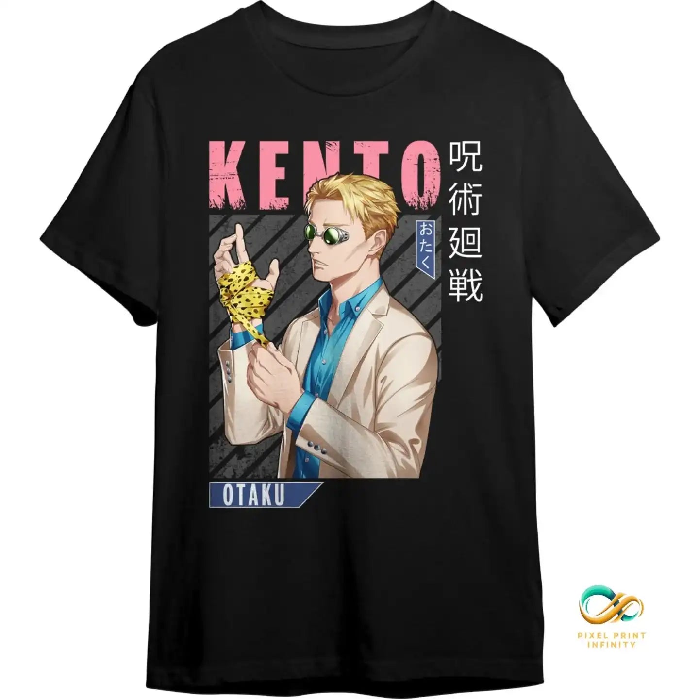 Jujutsu Kaisen Short-sleeved T-shirt Men's Summer Fushiguro Megumi Gojo Satoru Tiger Stick Hisahi Surrounding Clothes T-shirt
