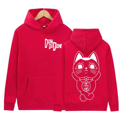 Anime Dandadan Okarun Dan Da Dan Graphic Hoody Men Women Loose Oversized Pullover Sweatshirt Fashion High Quality Fleece Hoodies