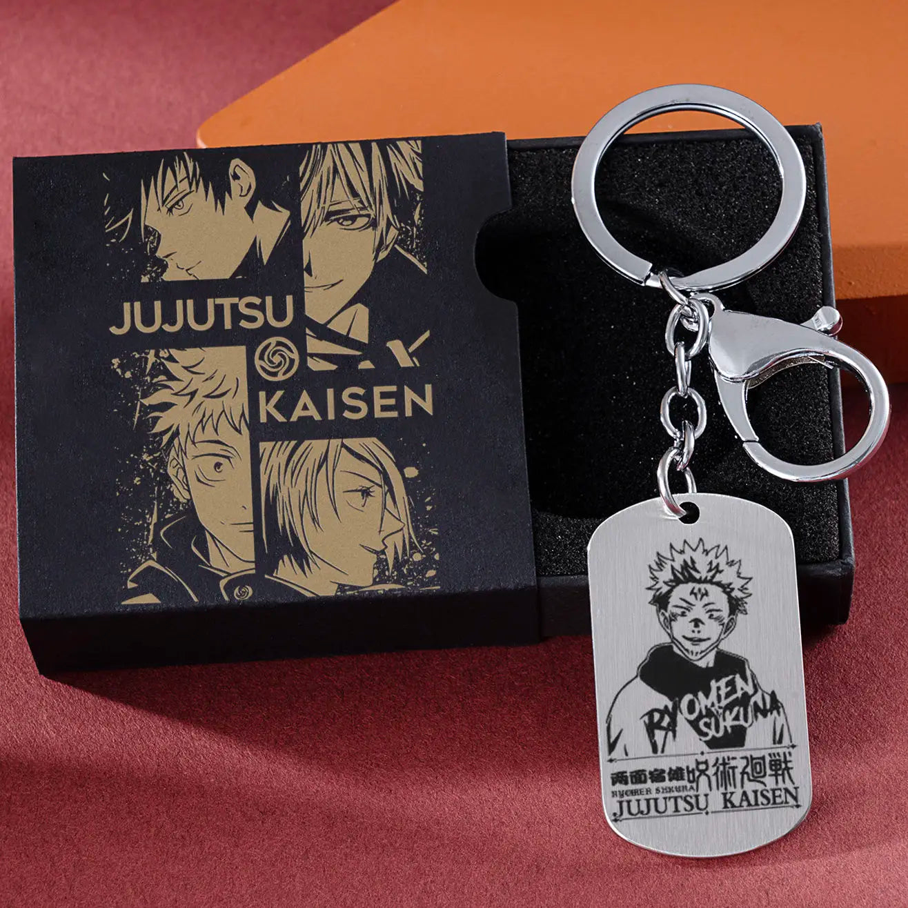 Jujutsu Kaisen Gojo Satoru keychain chain pendant anime cartoon two-dimensional titanium steel school bag jewelry holiday gift