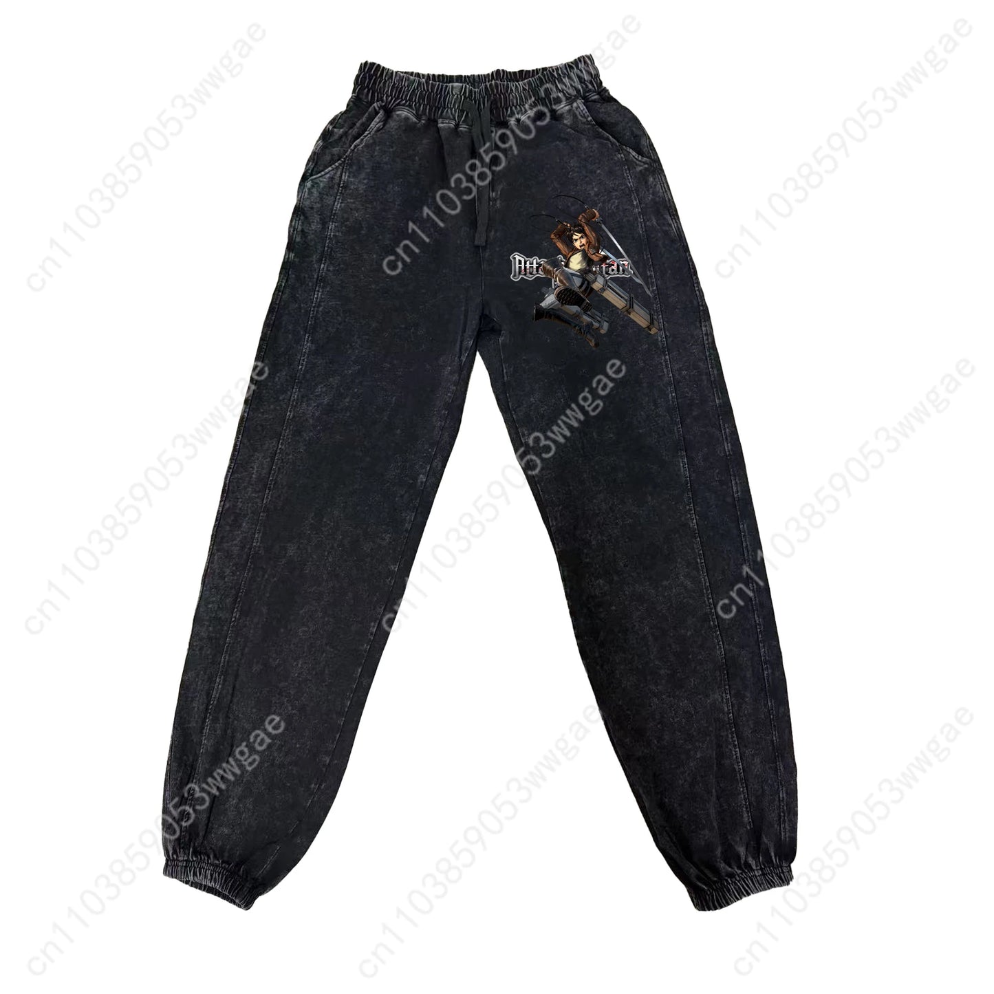 Attack On Titan Pants Mens Womans Teenagers Retro Vintage Trousers Cotton High Quality Elastic Sweatpant Anime Custom Made Pant