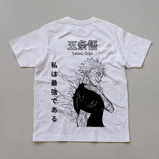 Gojo Satoru Anime Jujutsu Kaisen Summer T-Shirt Harajuku Men Women Oversized Vintage Streetwear Short Sleeve Fitness Casual Y2