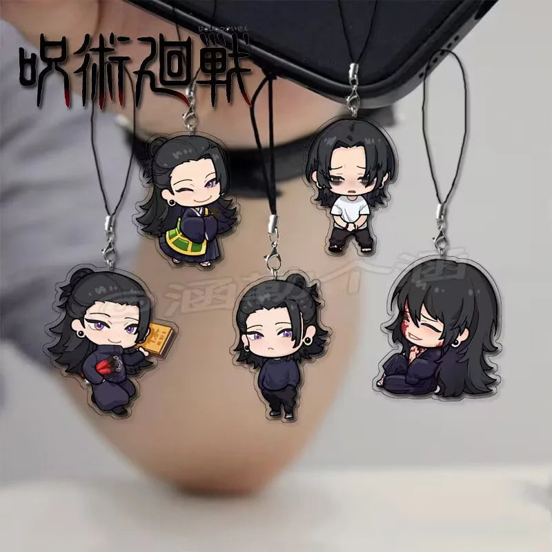 "Jujutsu Kaisen" peripheral mobile phone chain, "Natsuki" cartoon creative lanyard decoration pendant, gift keychain
